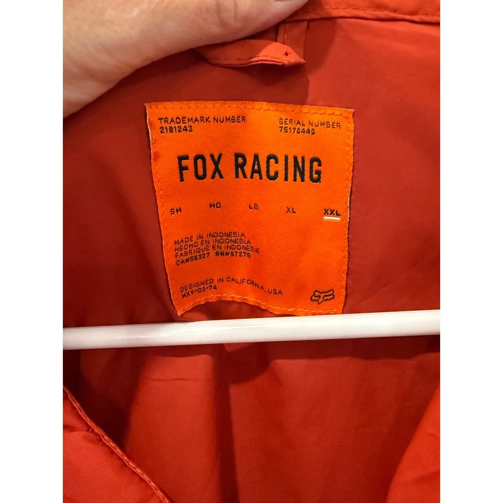 Fox racing windbreaker